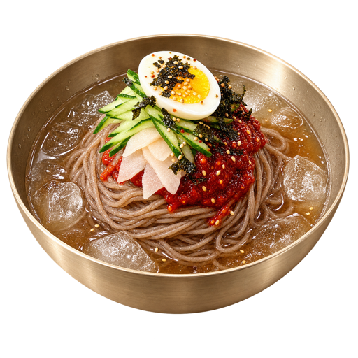 Makguksu sticker illustration