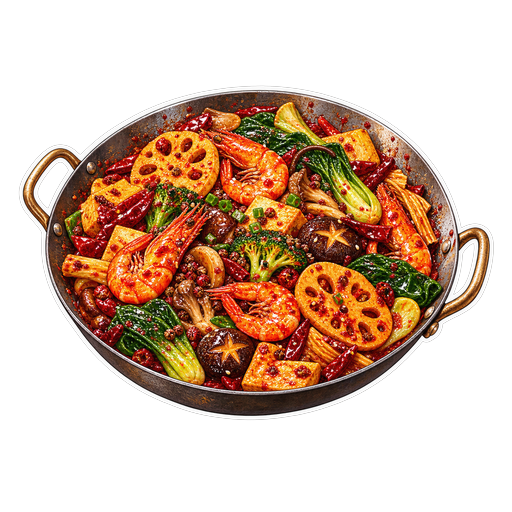 Mala Xiangguo sticker illustration