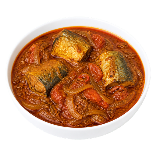 Mackerel Curry sticker illustration