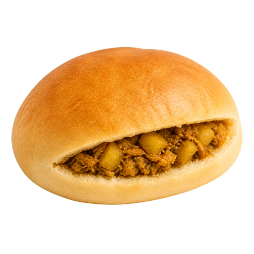 Fish Bun sticker illustration