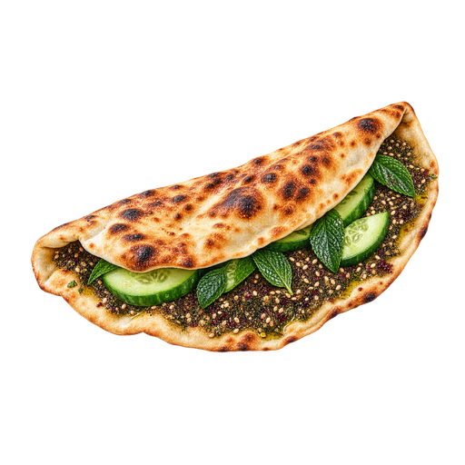 Thyme Flatbread sticker illustration