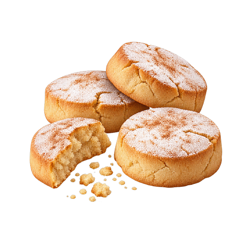 Spanish Lard Shortbread sticker illustration