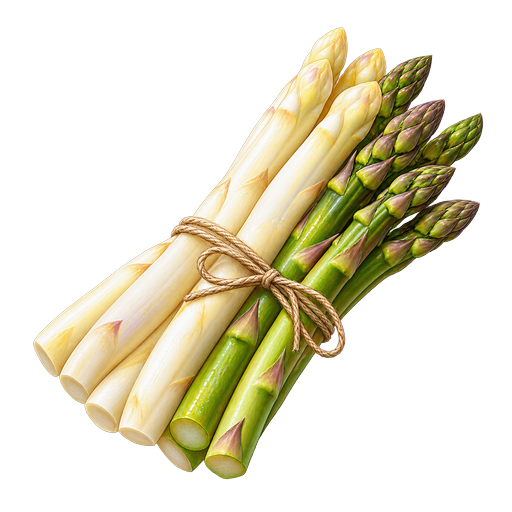 Marchfeld Asparagus sticker illustration