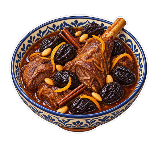 Marqa Bel Assel sticker illustration
