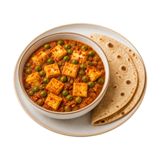 Matar Paneer sticker illustration