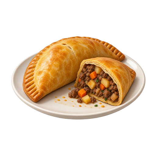 Nigerian Meat Pie sticker illustration