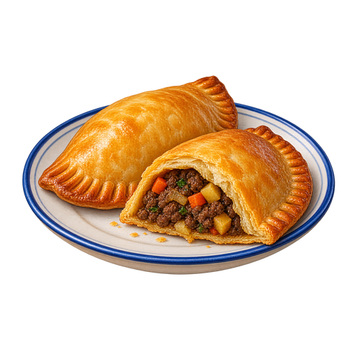 Liberian Meat Pies sticker illustration