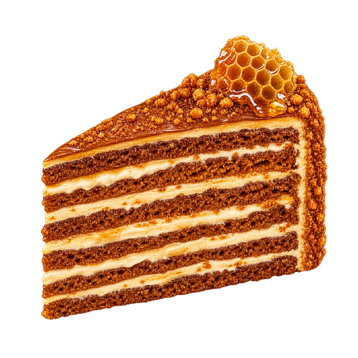 Lithuanian Honey Cake sticker illustration
