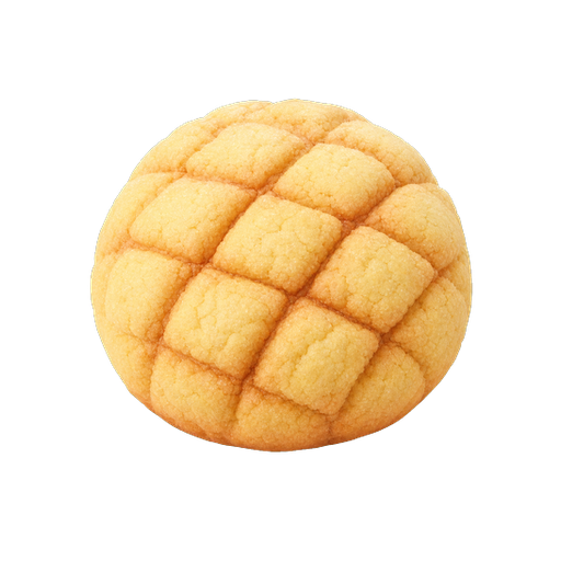 Melonpan sticker illustration
