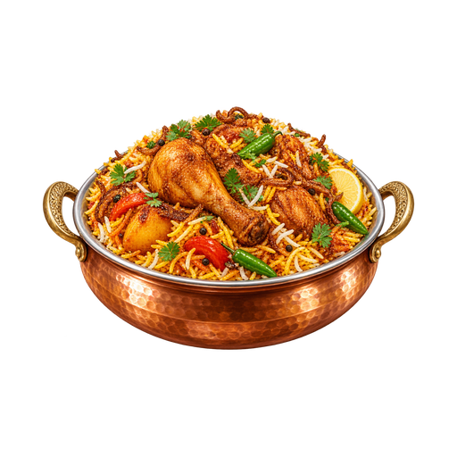 Memoni Biryani sticker illustration
