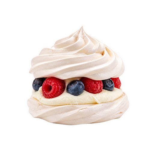 Meringues with Gruyère Double Cream sticker illustration