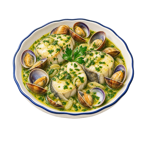 Basque Hake sticker illustration