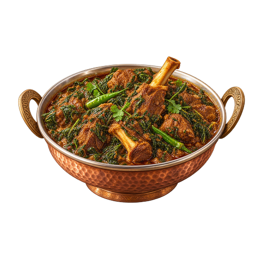 Methi Gosht sticker illustration