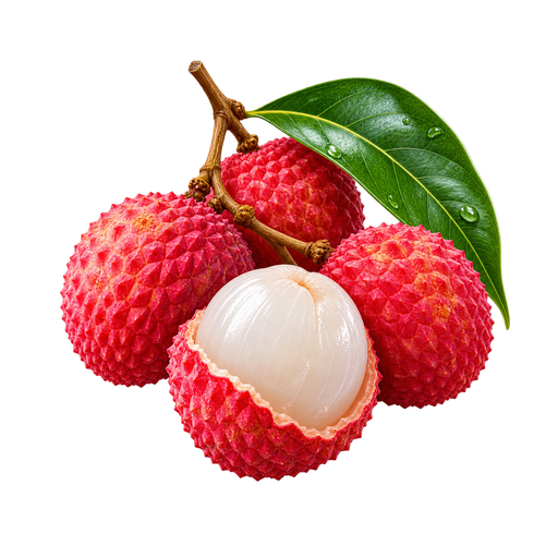 Malagasy Lychee sticker illustration