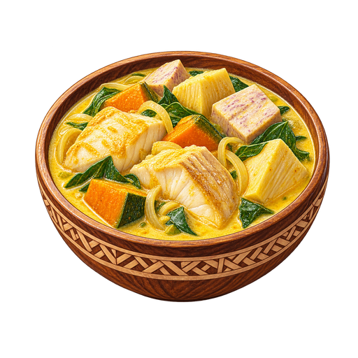 Marshallese Curry sticker illustration