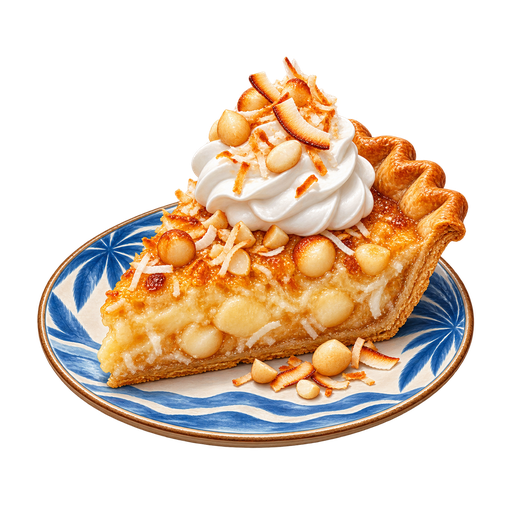 Marshall Islands Macadamia Nut Pie sticker illustration