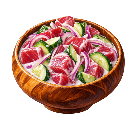 Marshallese Poke sticker illustration