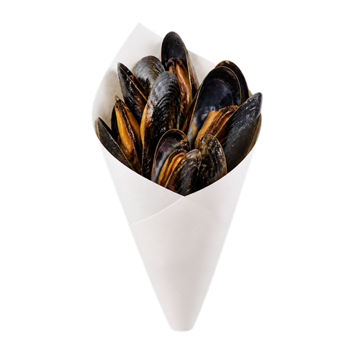 Black Sea Mussels sticker illustration