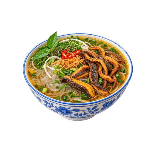 Miến lươn (Cellophane Noodles with Eel) sticker illustration