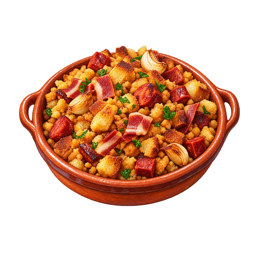 Spanish Fried Breadcrumbs sticker illustration