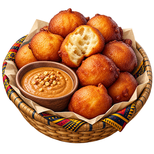 Congolese Dough Balls sticker illustration