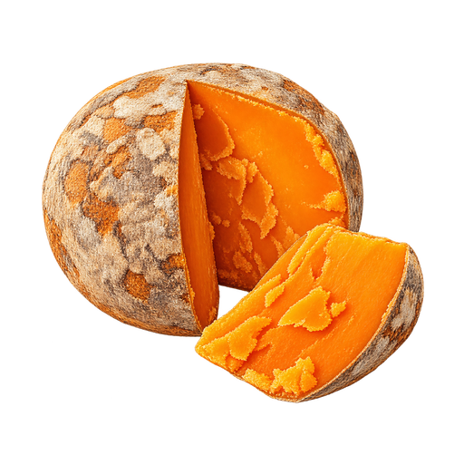 Mimolette sticker illustration