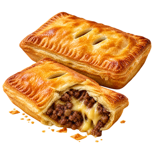 Mince and Cheese Pie sticker illustration