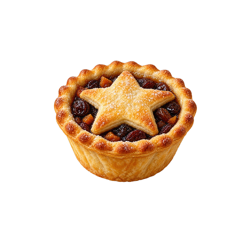 Mince Pie sticker illustration