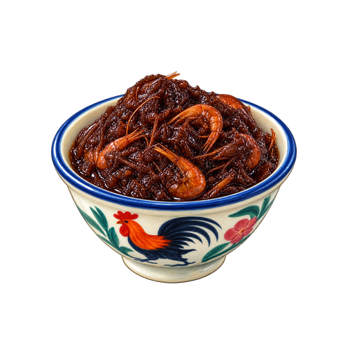 Macanese Shrimp Paste sticker illustration