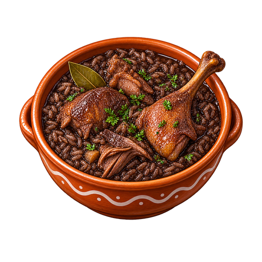 Duck Cooked in Its Own Blood sticker illustration
