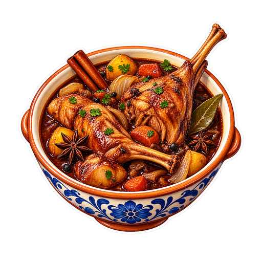 Macanese Rabbit Stew sticker illustration