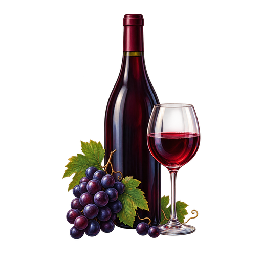 Montepulciano d'Abruzzo sticker illustration
