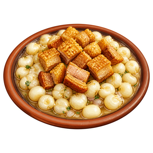 Mote con Chicharrón sticker illustration