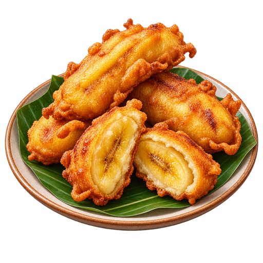Banana Fritters sticker illustration