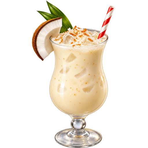 Coconut Punch sticker illustration