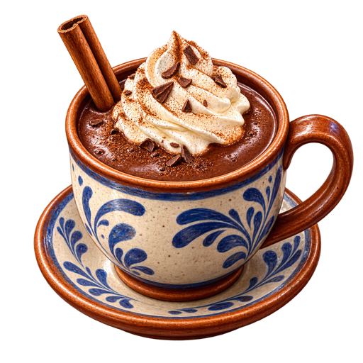 Creole Hot Chocolate sticker illustration