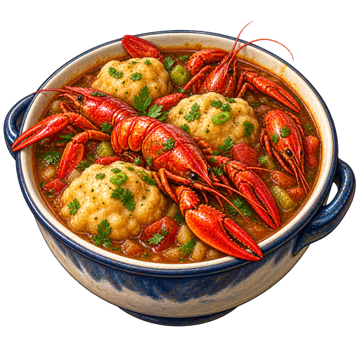 Crayfish Dombrés sticker illustration