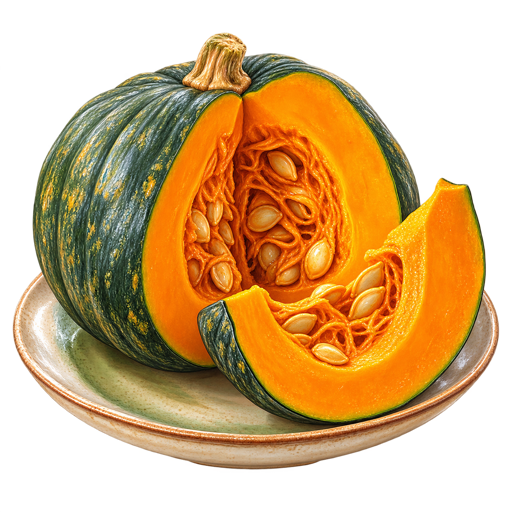 Caribbean Pumpkin sticker illustration