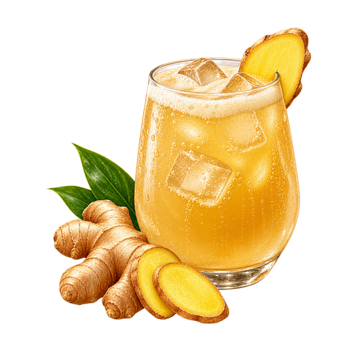 Ms Rose's Ginger Beer sticker illustration