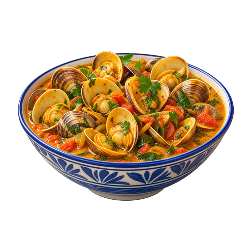 Clam Curry Mauricien sticker illustration