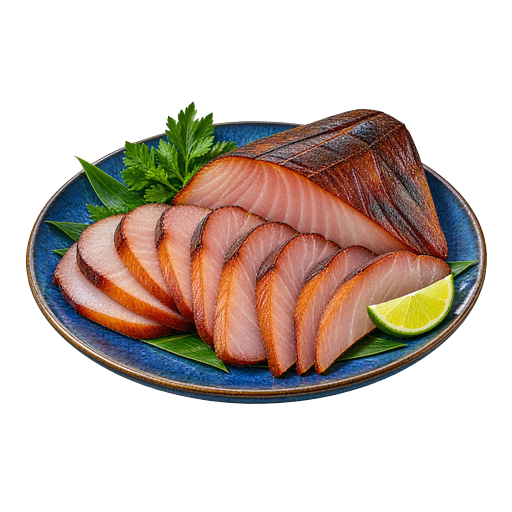 Smoked Blue Marlin sticker illustration