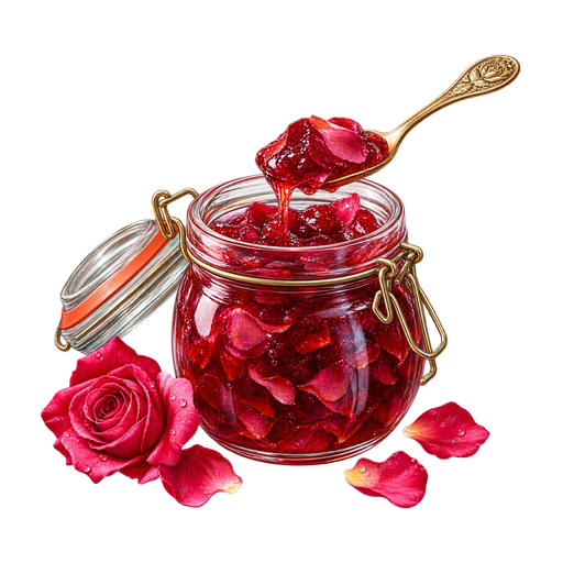 Murabba' al-ward (Syrian rose jam) sticker illustration
