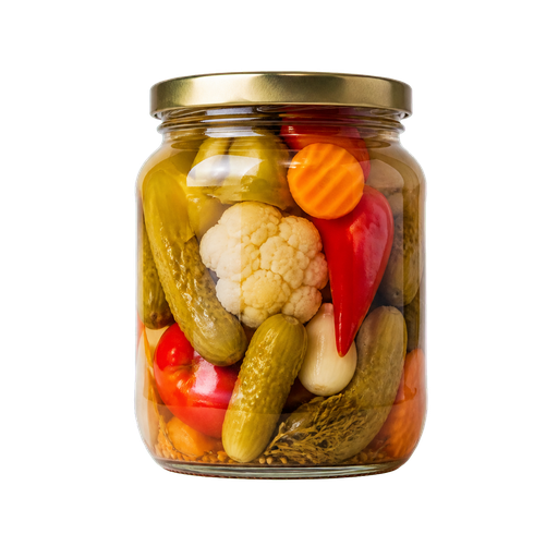Winter Pickles sticker illustration