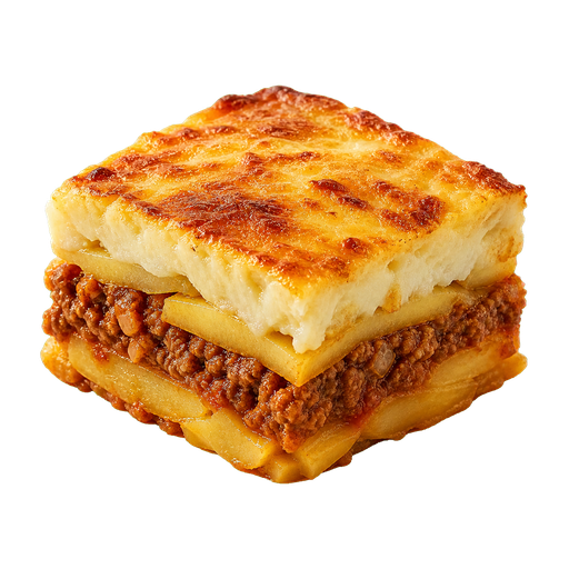 Romanian Moussaka sticker illustration