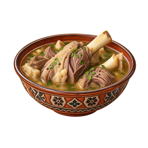 Mutton Rosh sticker illustration
