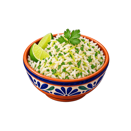 Arroz con lima sticker illustration