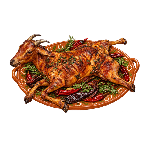 Cabrito sticker illustration