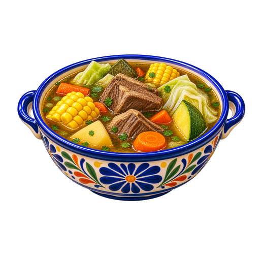 Caldo de Res sticker illustration