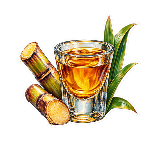Charanda sticker illustration