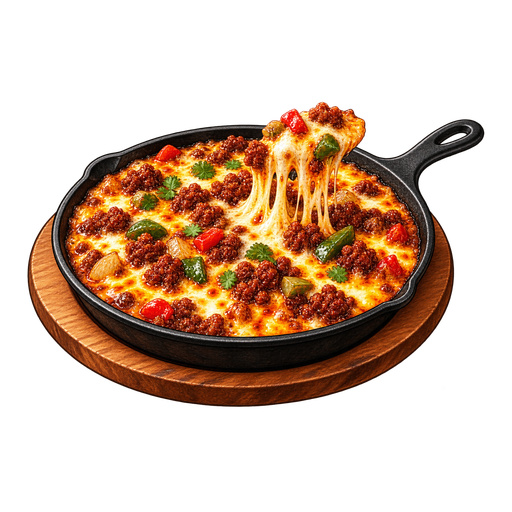 Choriqueso sticker illustration